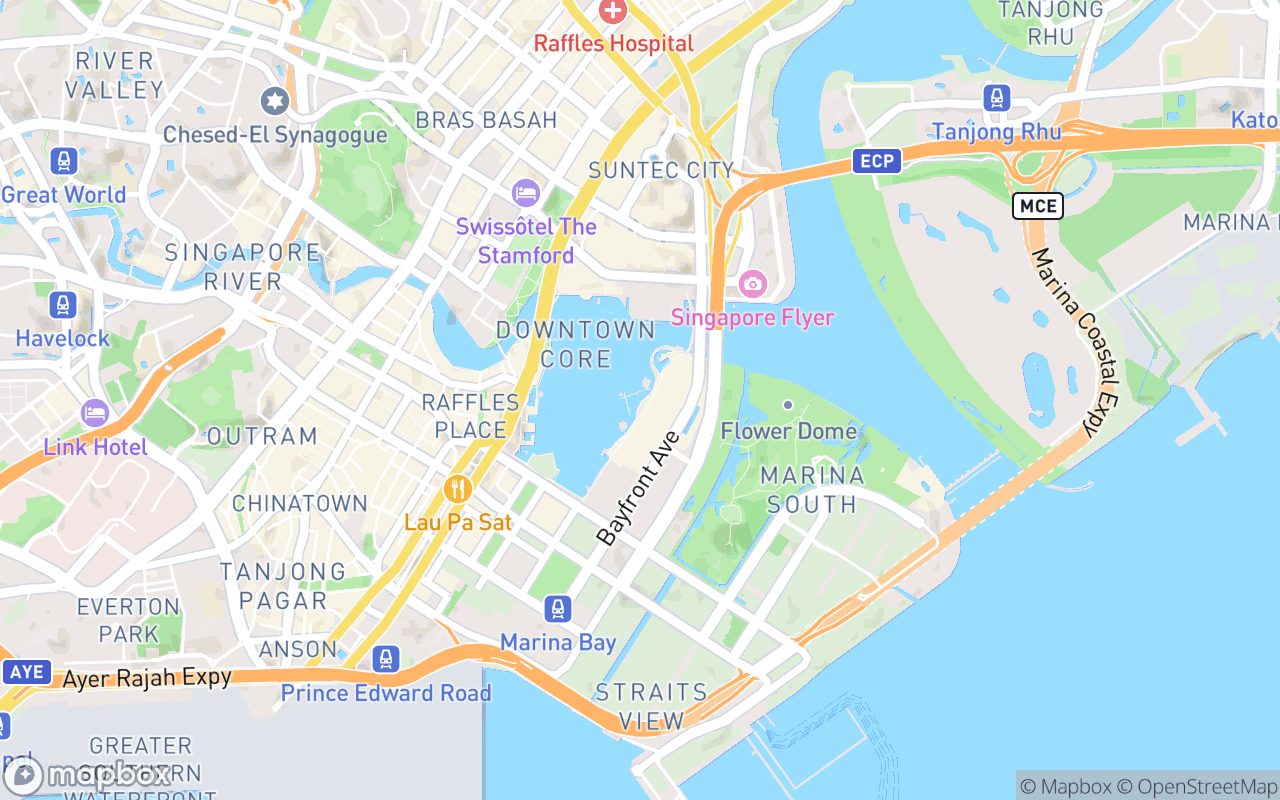 Map showing the location of Spectra - A Light  Water Show