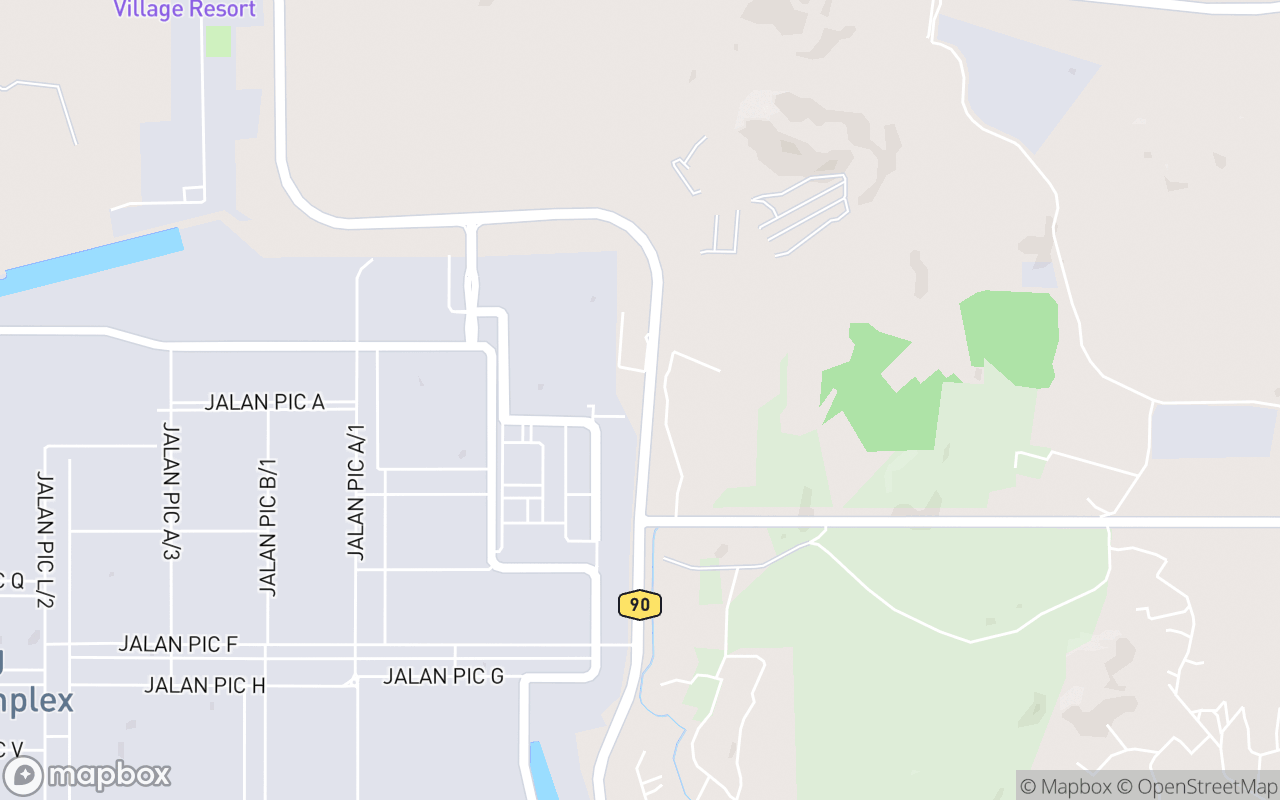 Map showing the location of Desaru Mini Zoo