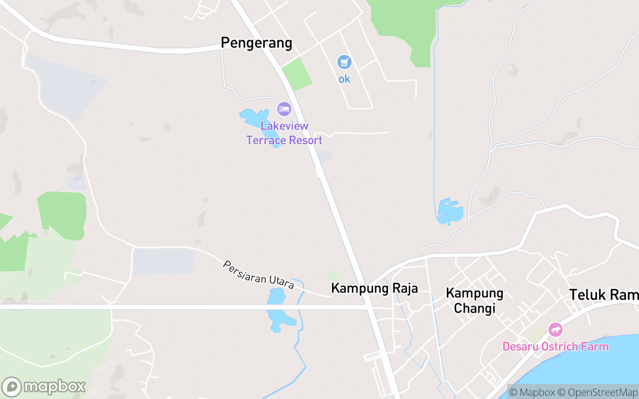 Map showing the location of Desaru Alpaca Farm 羊驼乐园