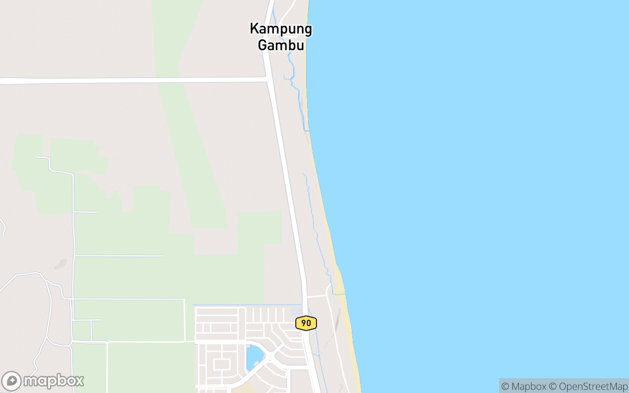 Map showing the location of HN Santai Campsite  Homestay