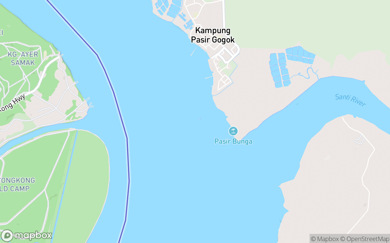 Map showing the location of Rakit Ahai