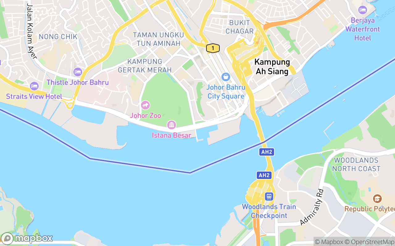 Map showing the location of VOA Monument