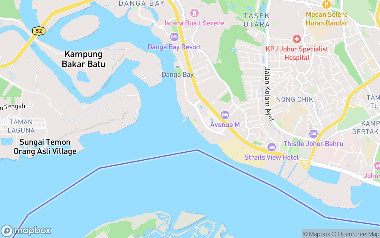 Map showing the location of Lido Beach Country Garden