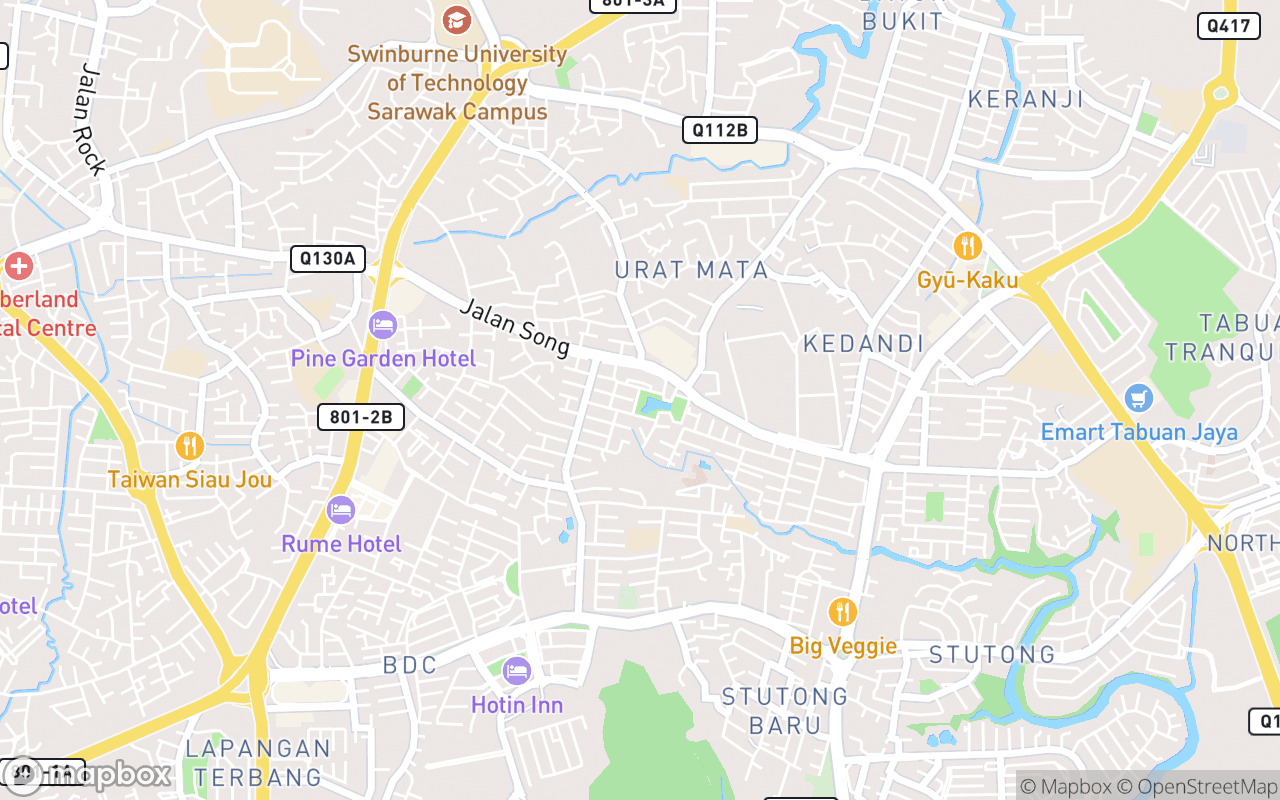 Map showing the location of Malaysia-China Friendship Park