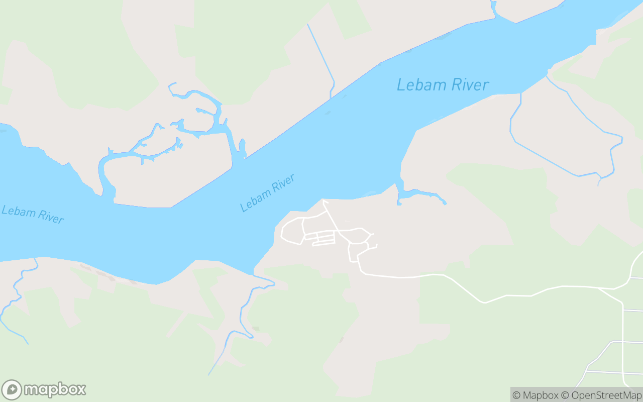 Map showing the location of Rakit Pancing Air Bintan