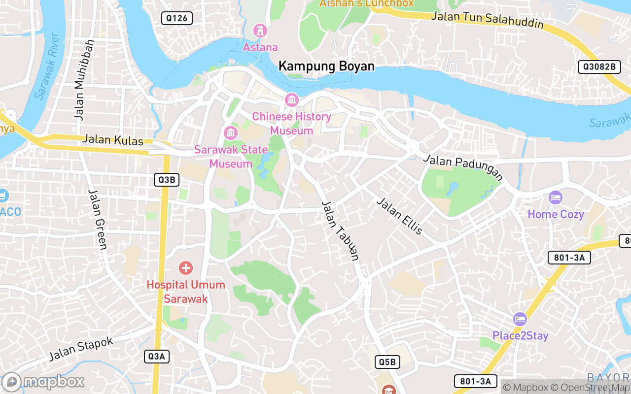 Map showing the location of Tanoti House