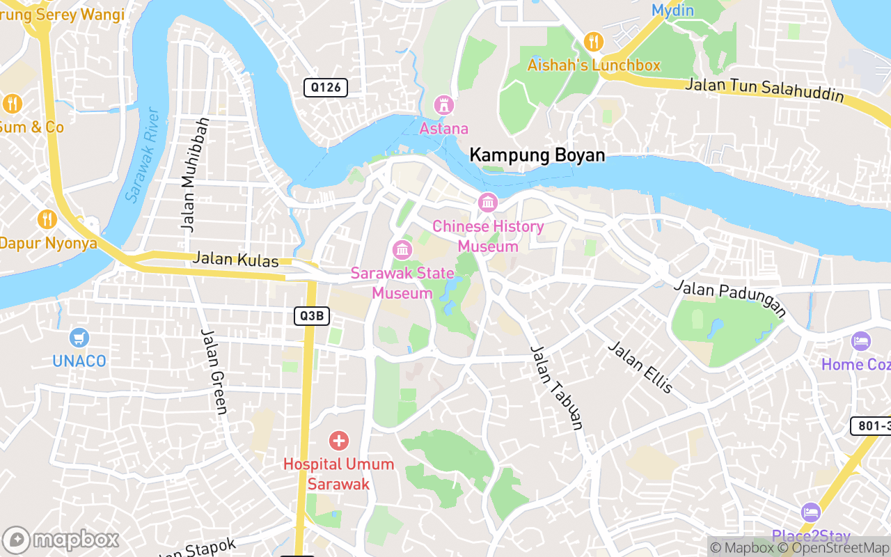 Map showing the location of Reservoir Park