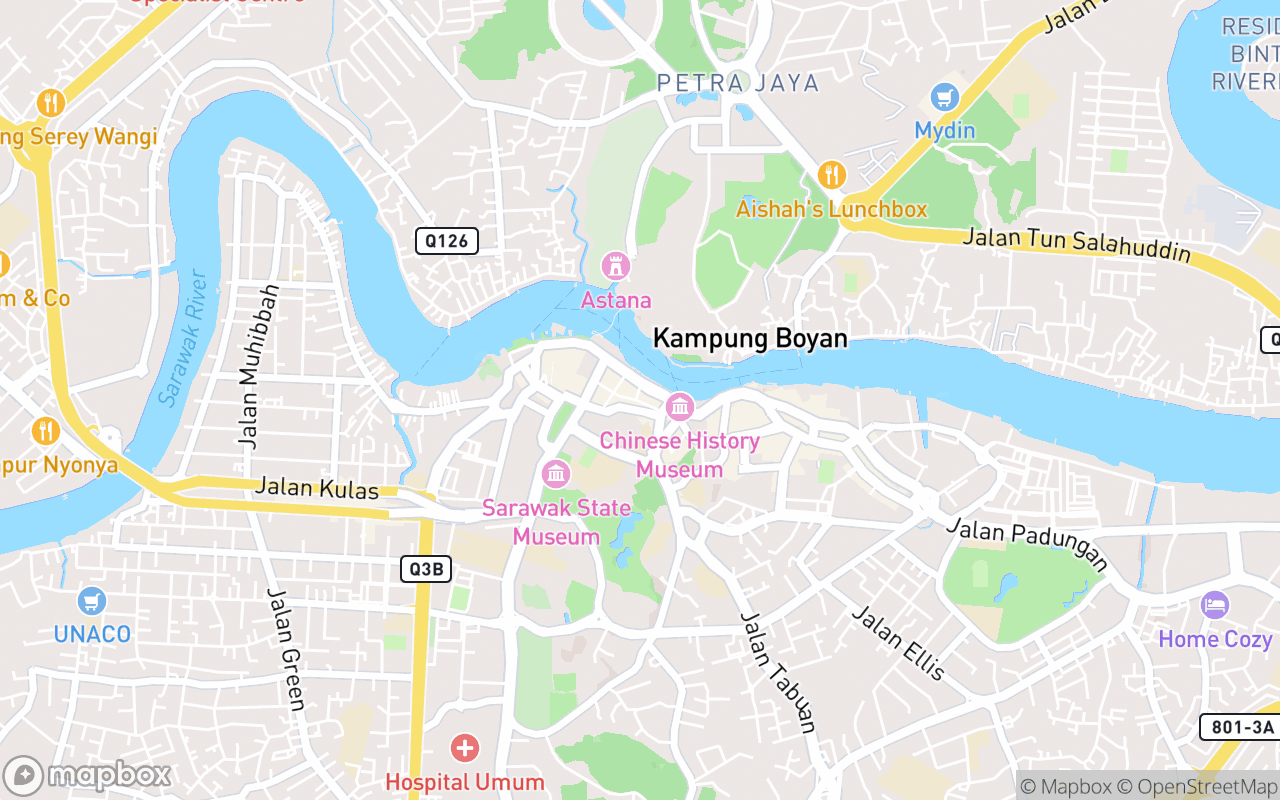 Map showing the location of Ewe Hai Street Art