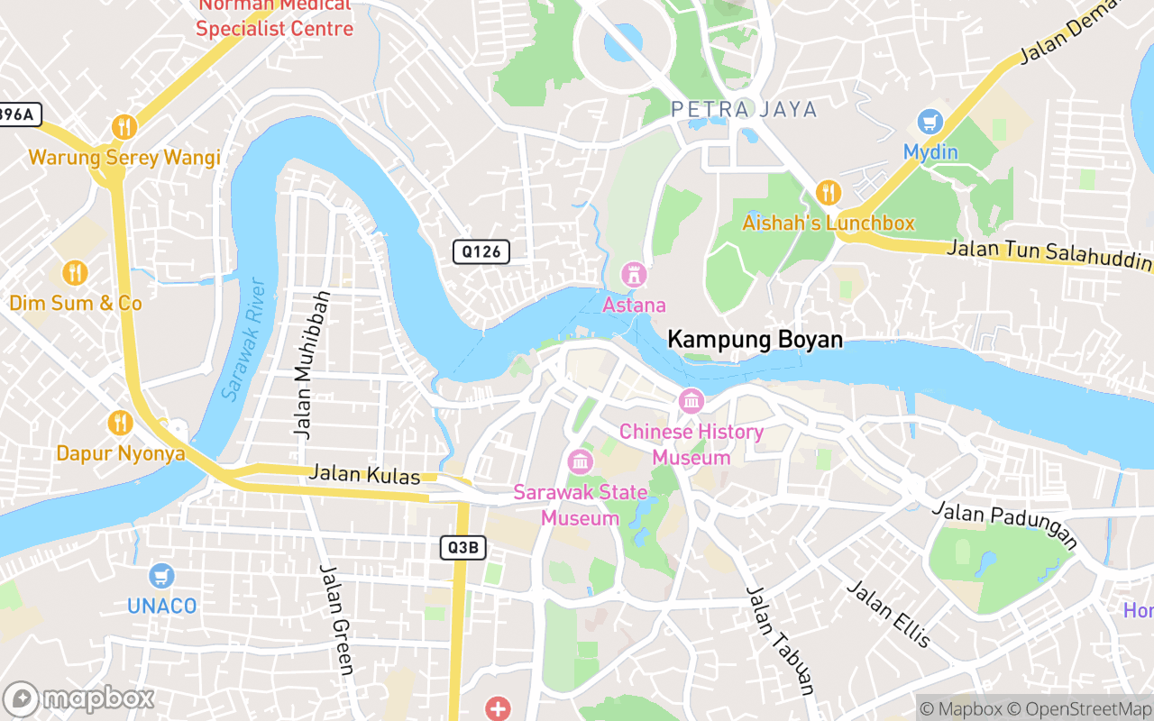 Map showing the location of Street Art Lorong Kai Joo