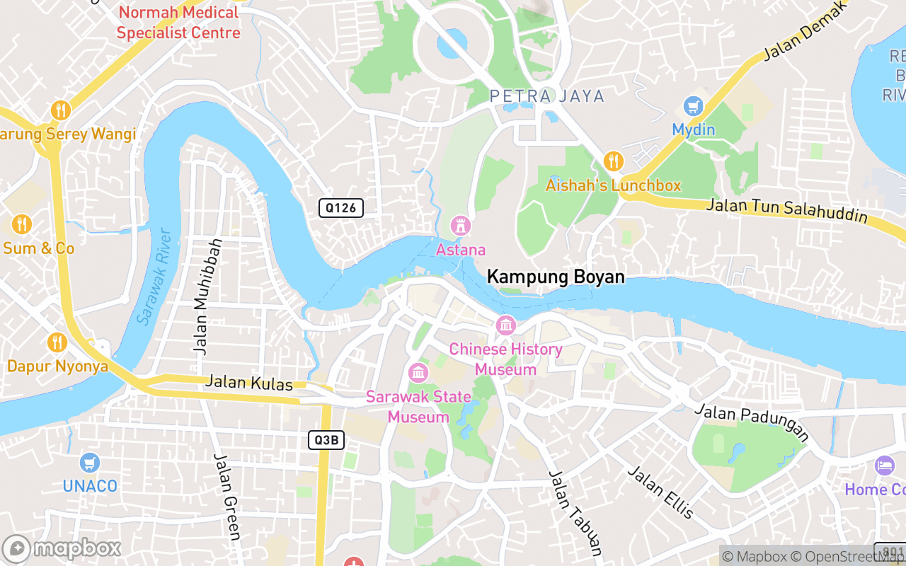 Map showing the location of Square Tower
