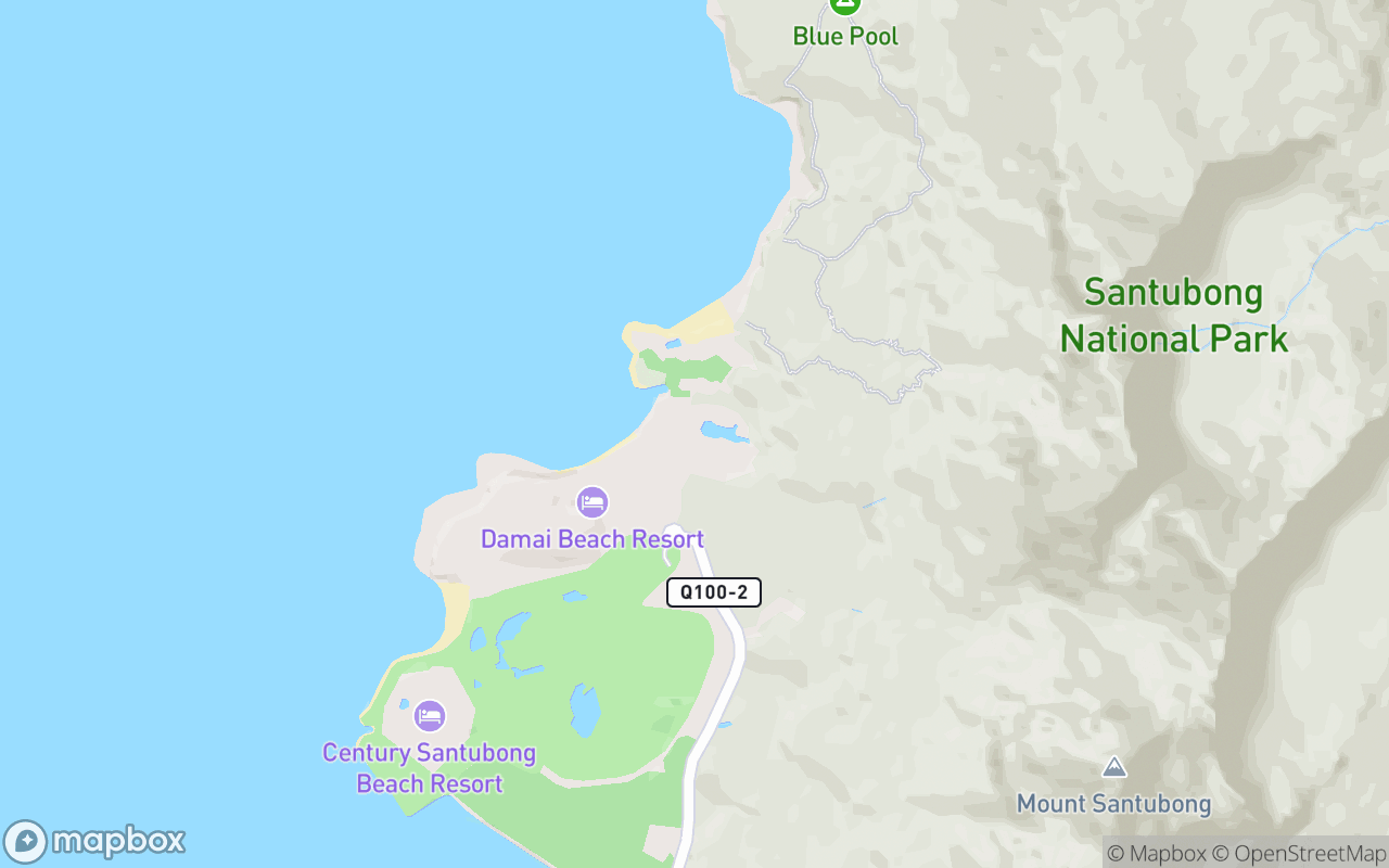 Map showing the location of Kampung Budaya Sarawak