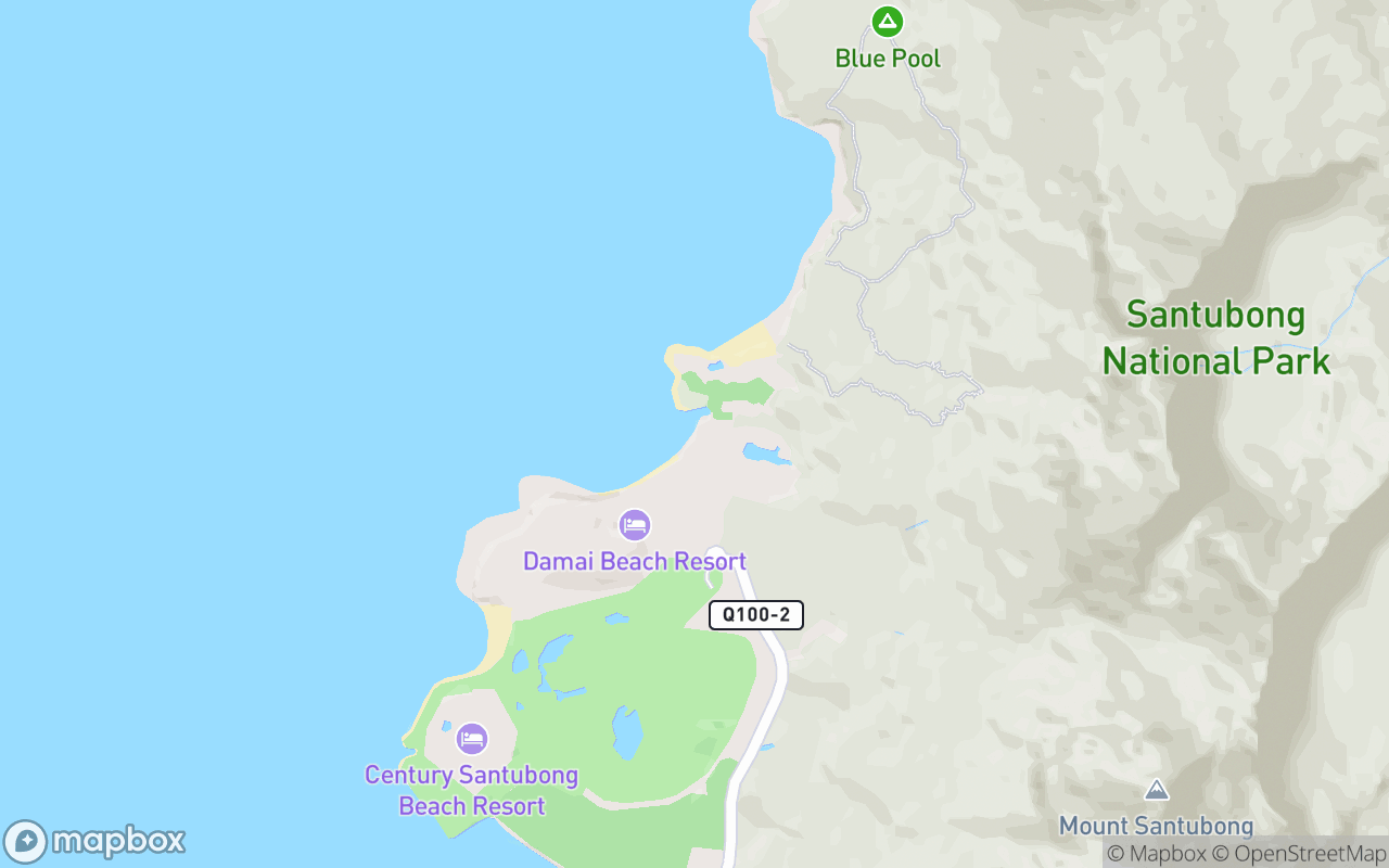 Map showing the location of Burung Kenyalang Statue