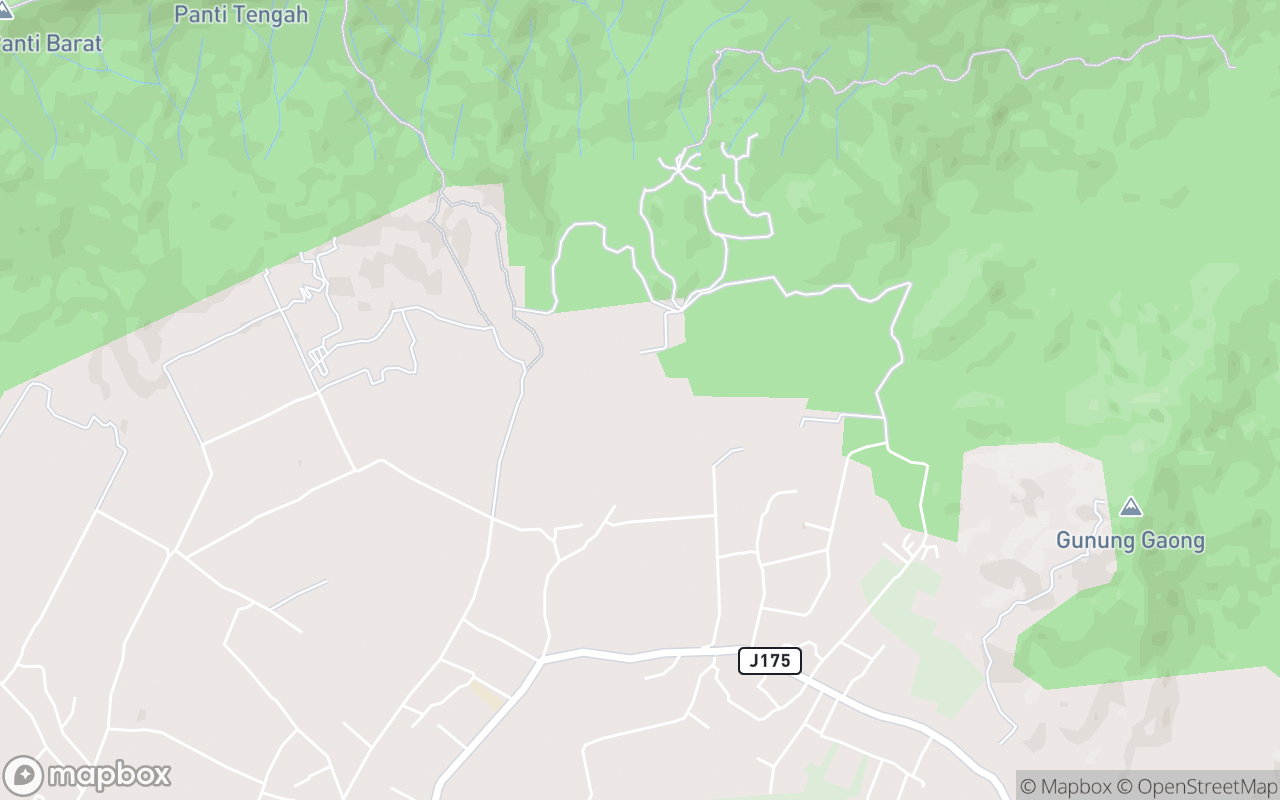 Map showing the location of Mak Kiah Campsite