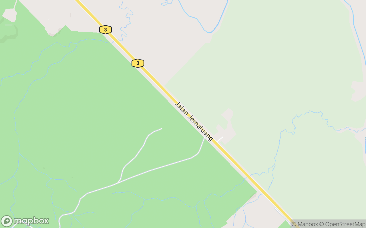 Map showing the location of Panti Bird Sanctuary