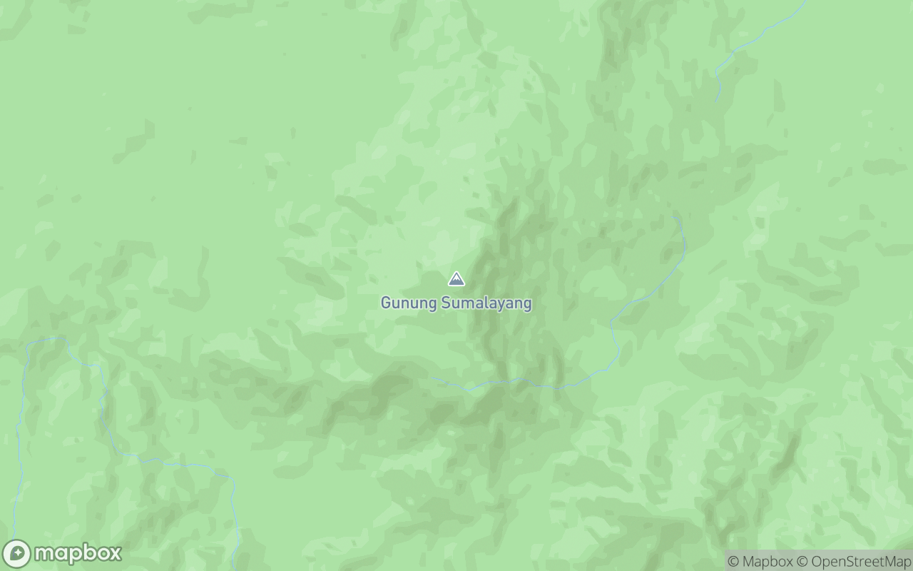Map showing the location of Gunung Sumalayang