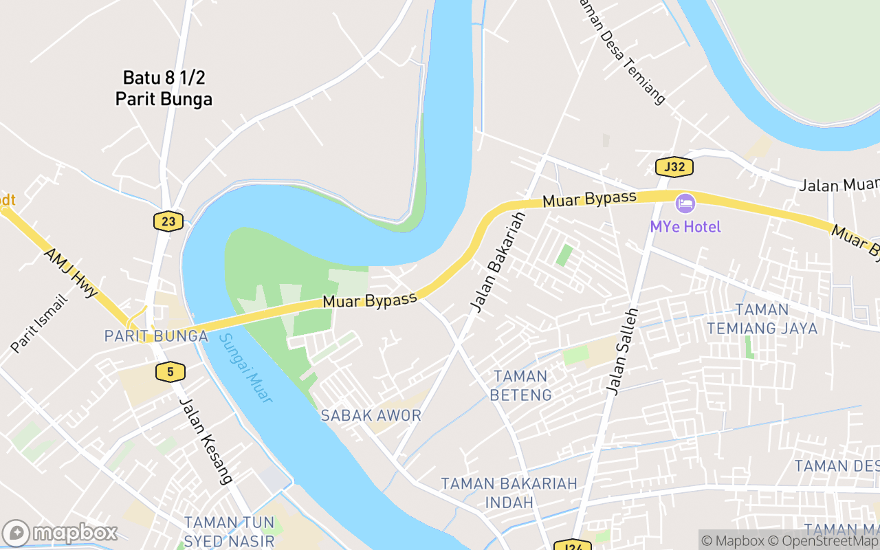 Map showing the location of Donhu Jurassic Garden