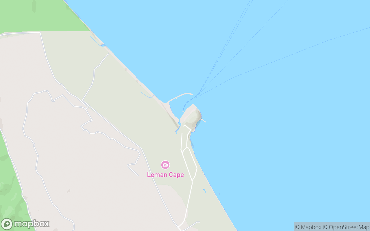 Map showing the location of Terminal Jeti Tanjung Leman