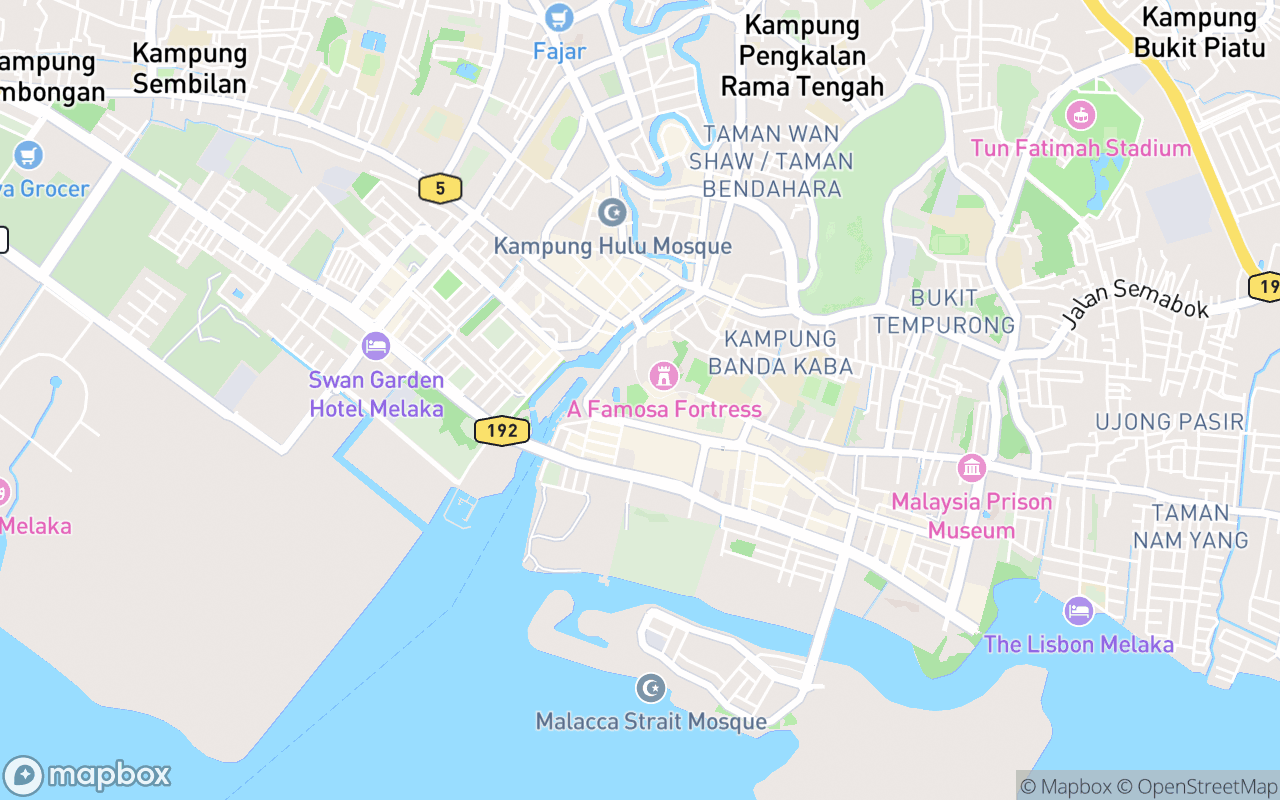 Map showing the location of Kapal Terbang Twin Pioneer CCMK-1
