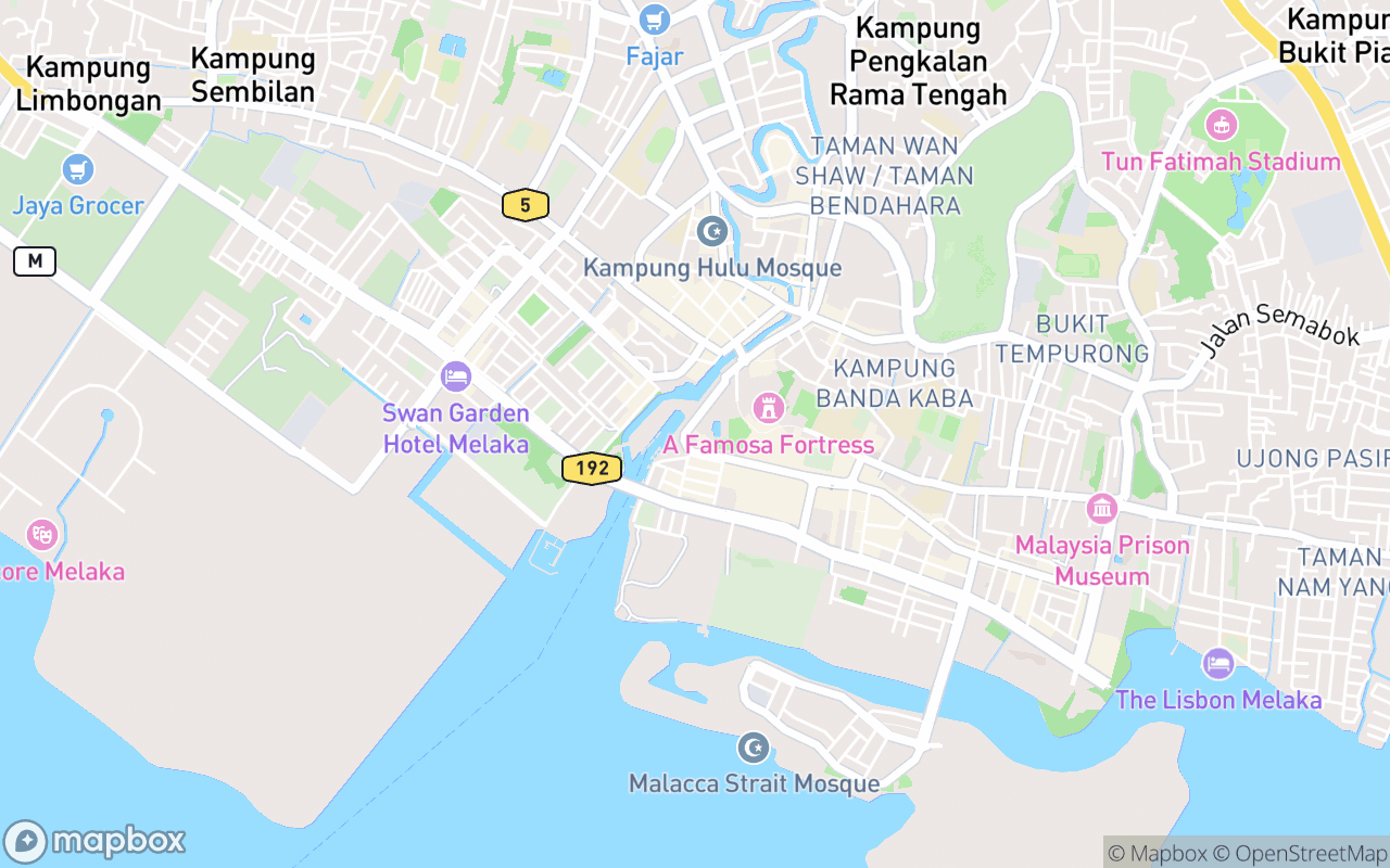 Map showing the location of Museum of Royal Malaysian Marine. Muzium TLDM