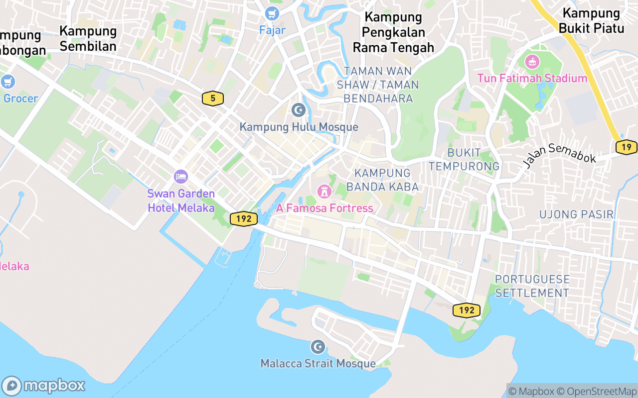 Map showing the location of Muzium Rakyat
