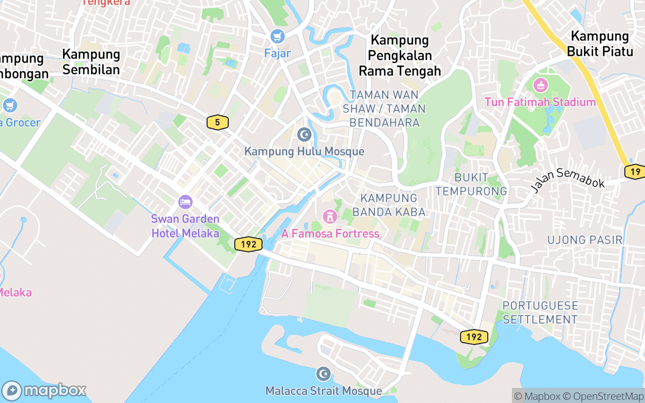 Map showing the location of Cheng Ho Gallery