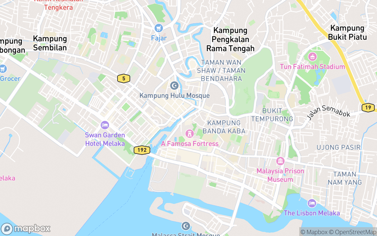 Map showing the location of Malaysia Youth Museum