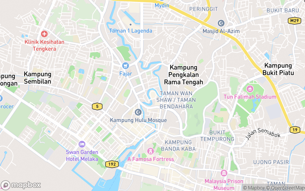 Map showing the location of The Shore Oceanarium