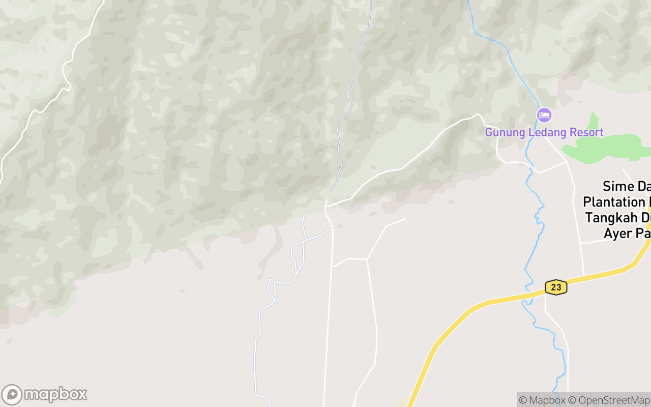 Map showing the location of Taman Negara Gunung Ledang