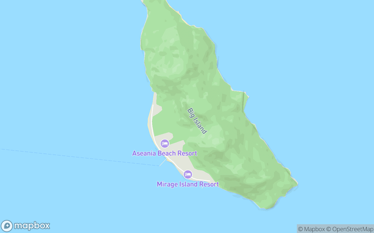 Map showing the location of Pulau Besar
