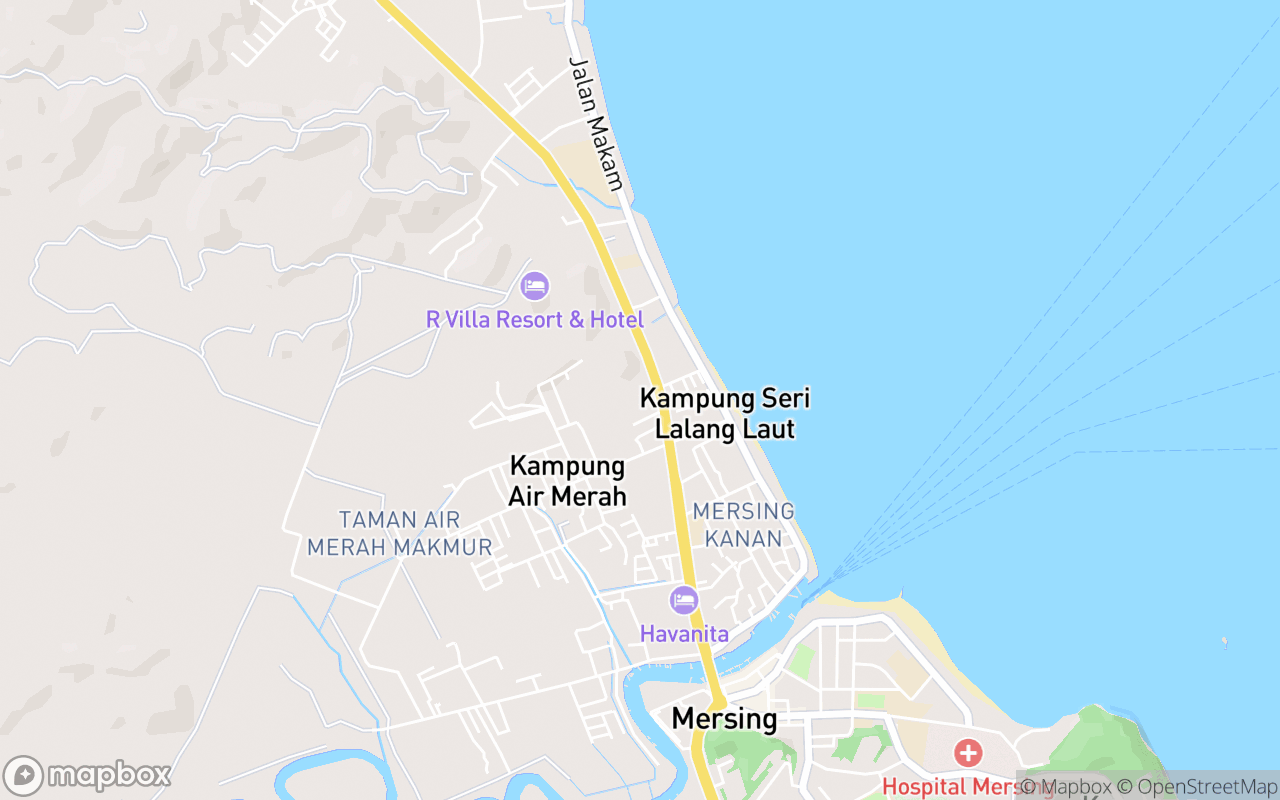 Map showing the location of Masjid Jamek Kampung Sri Lalang