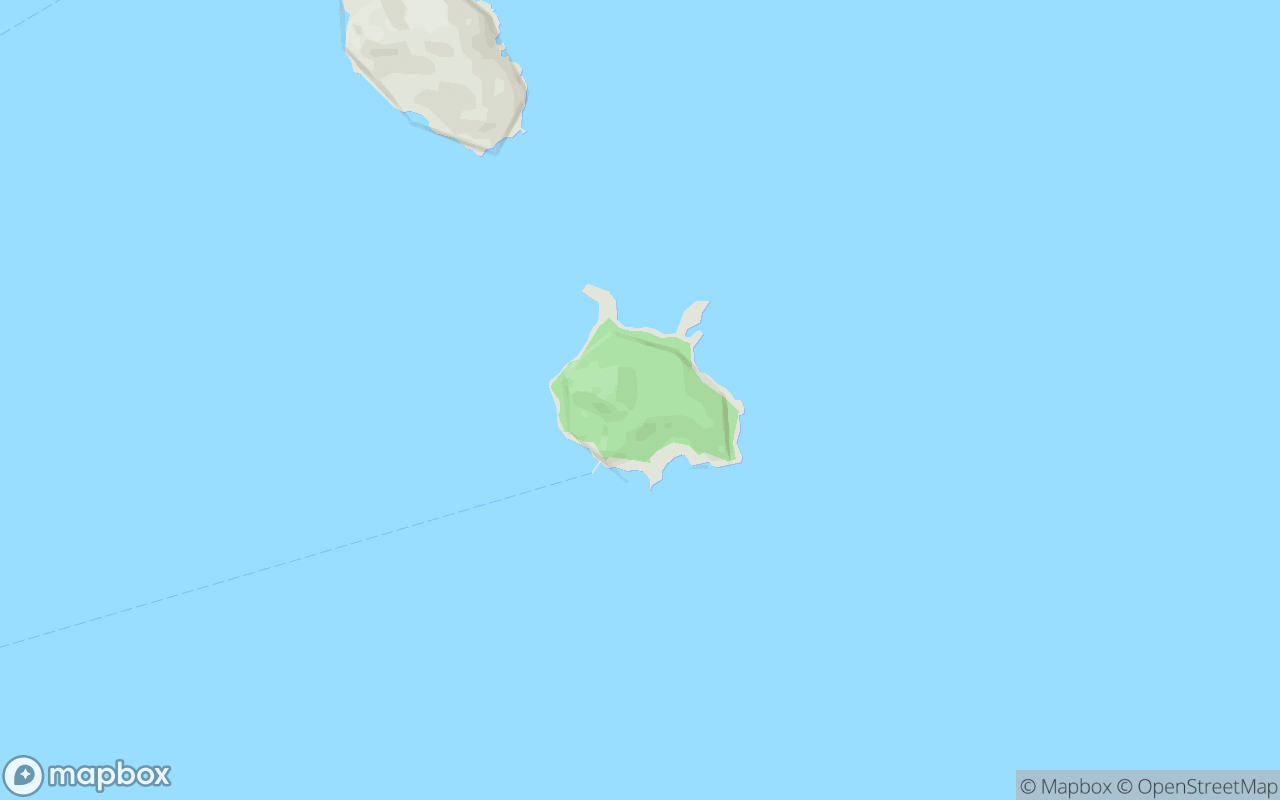 Map showing the location of Tengah Island
