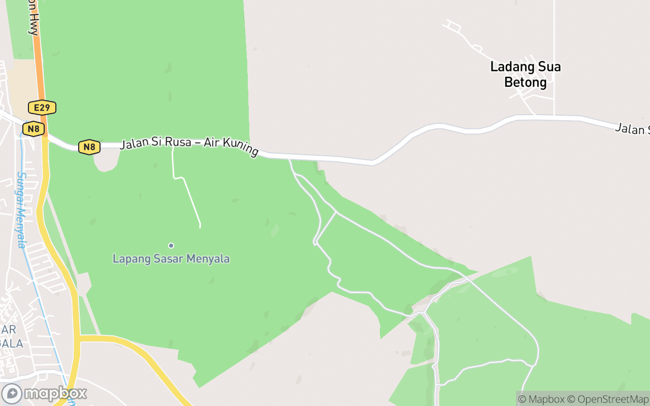Map showing the location of PD Forest Sg Menyala
