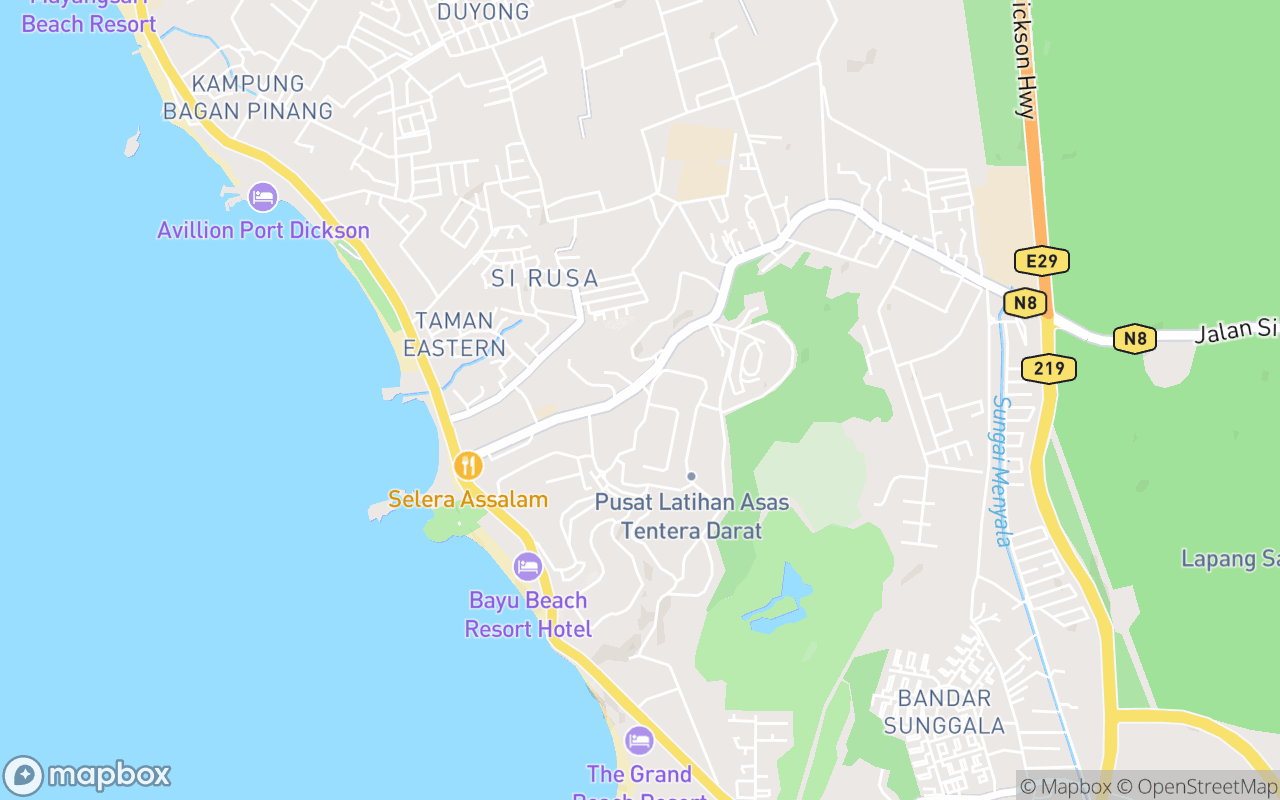 Map showing the location of Muzium RAMD