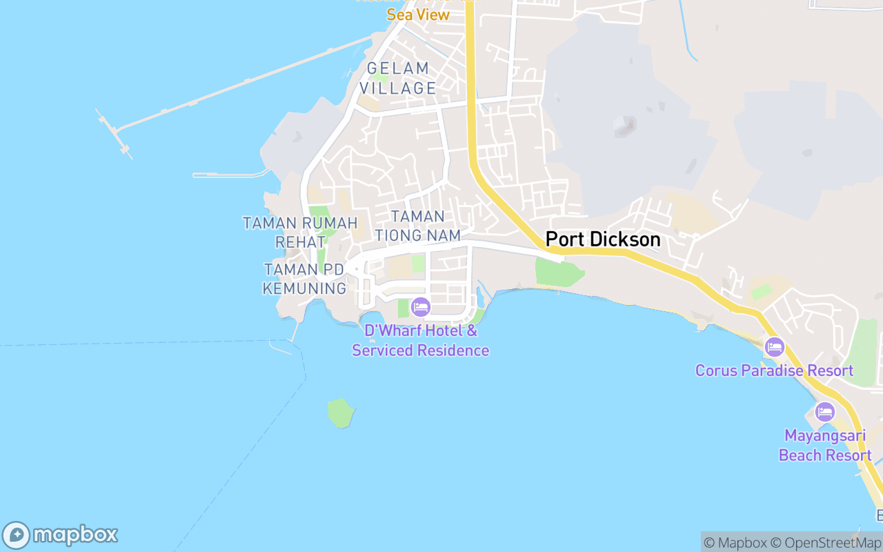 Map showing the location of PD Walk