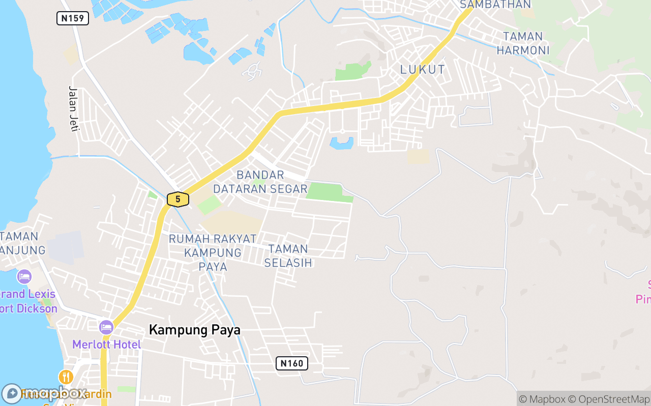 Map showing the location of PD Maze