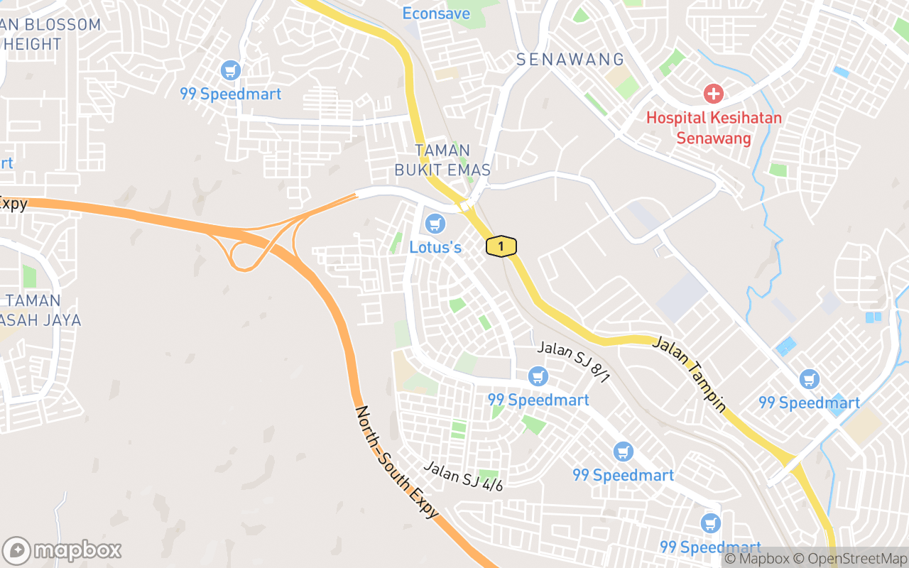 Map showing the location of Marcus Bakery & Patisserie Cafe