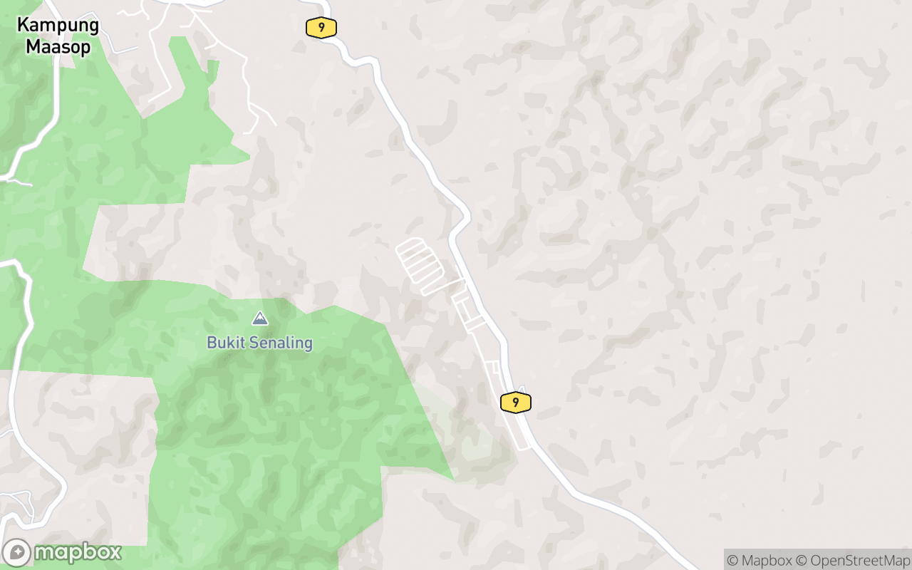 Map showing the location of Masjid Kampung Selaru