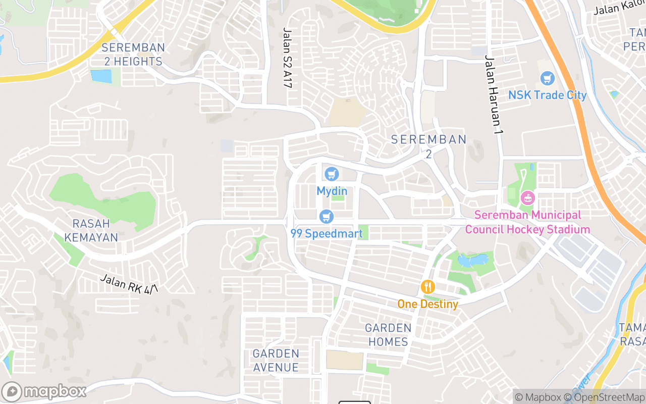 Map showing the location of The Urban Affairs