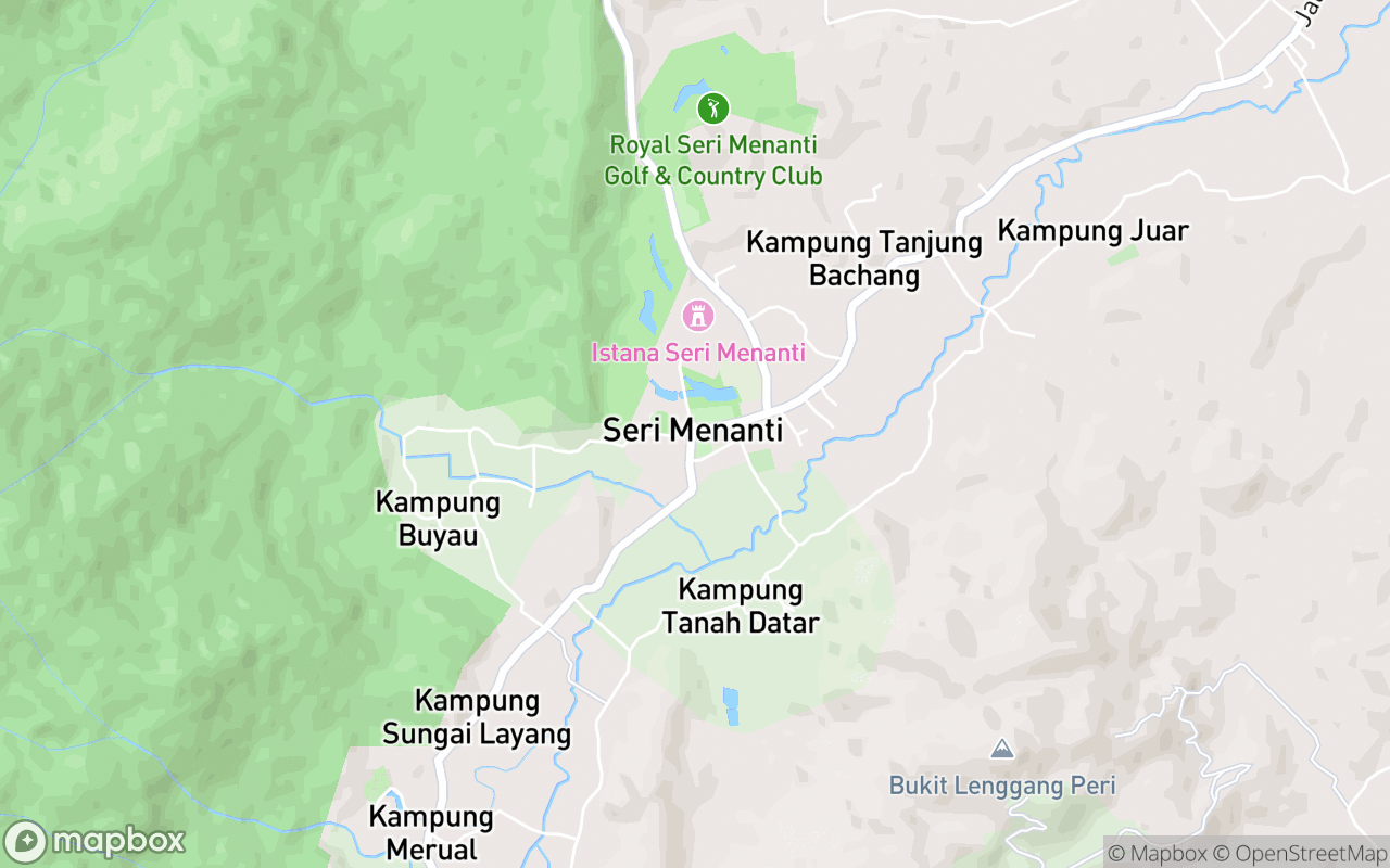 Map showing the location of Muzium Diraja Istana Lama Seri Menanti