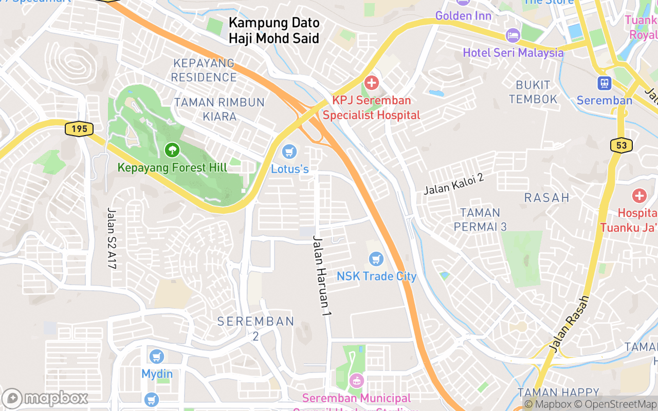 Map showing the location of KlyCakes Cafe