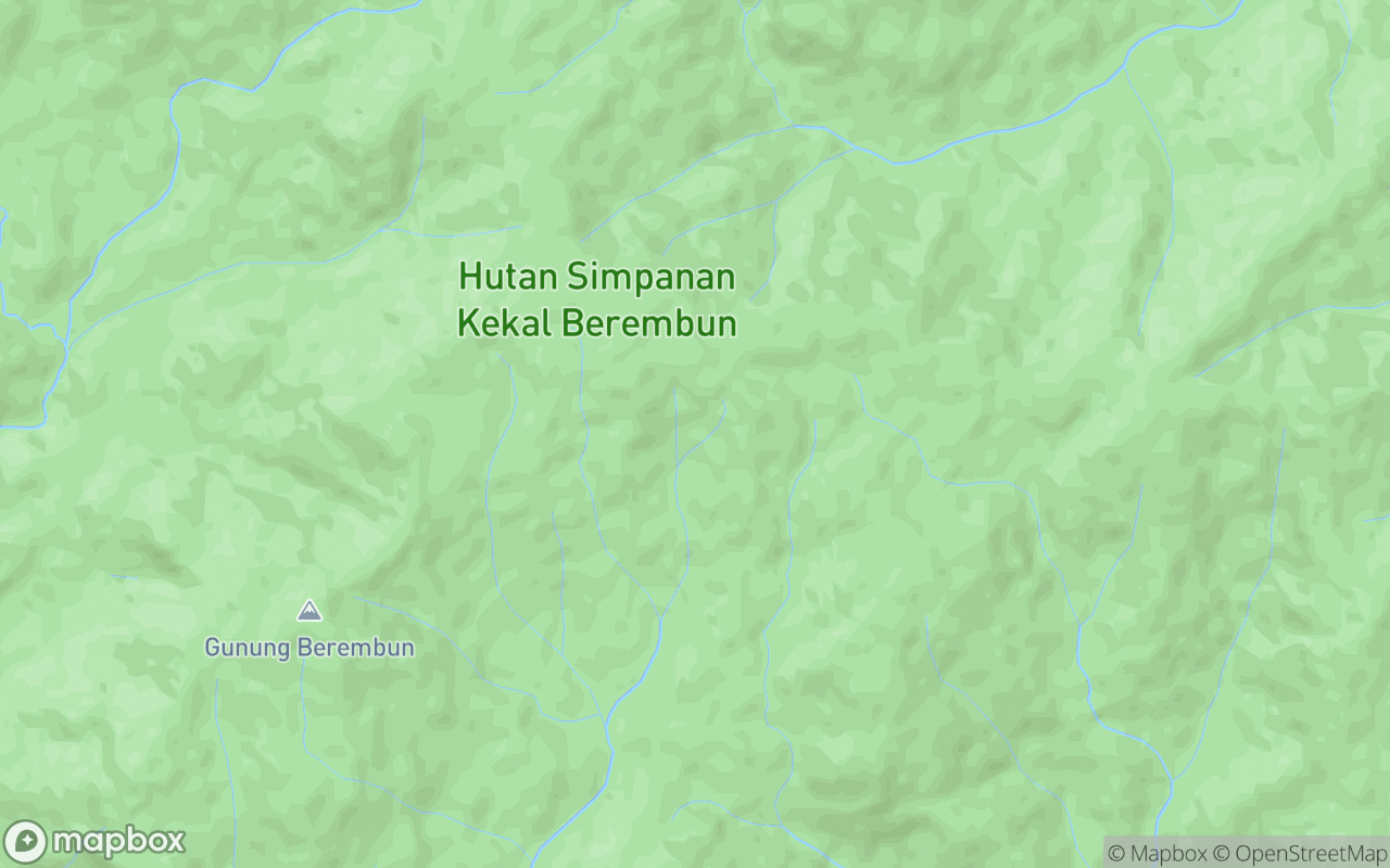 Map showing the location of Jeram Toi Recreation Forest