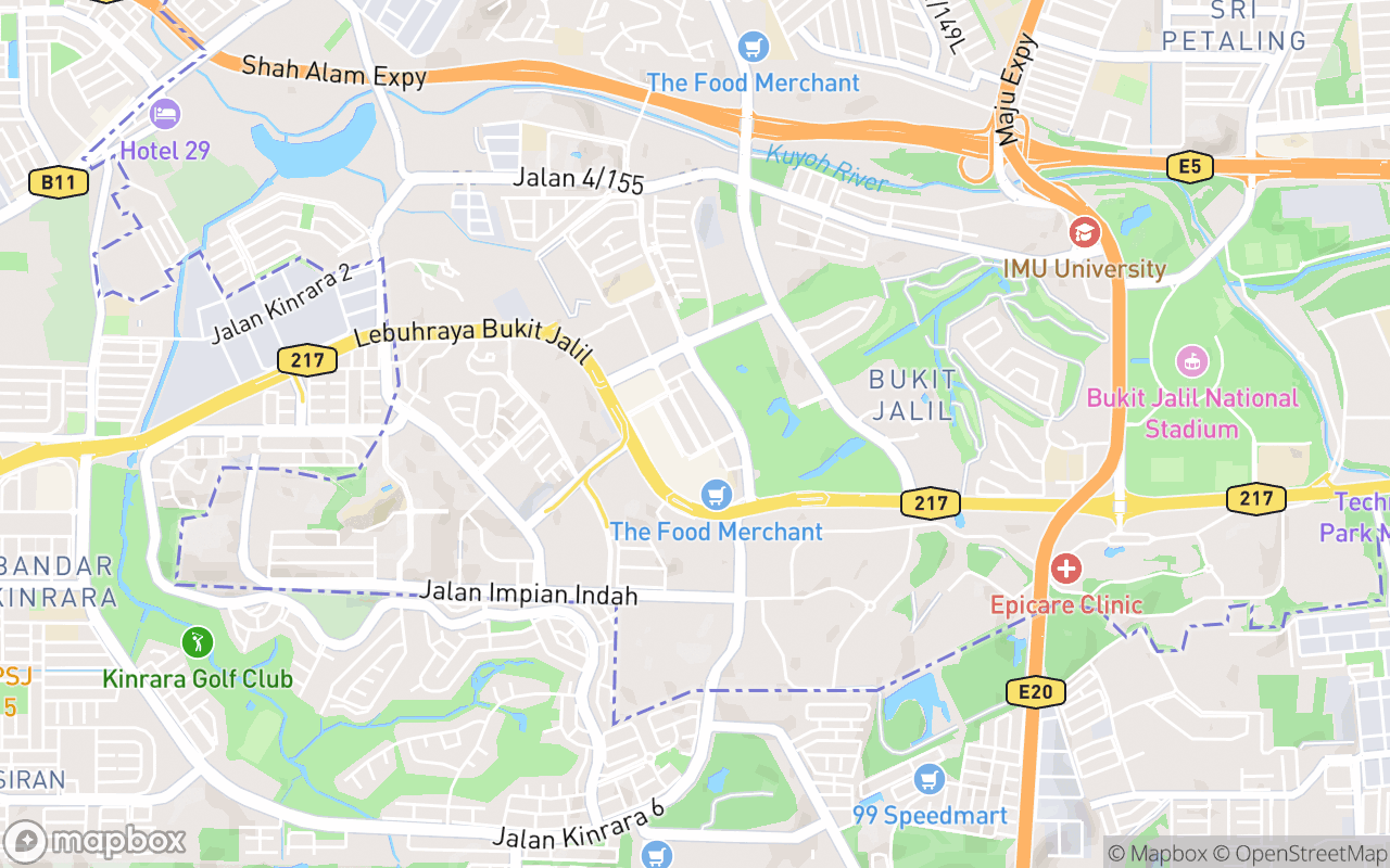 Map showing the location of Eat and Cook