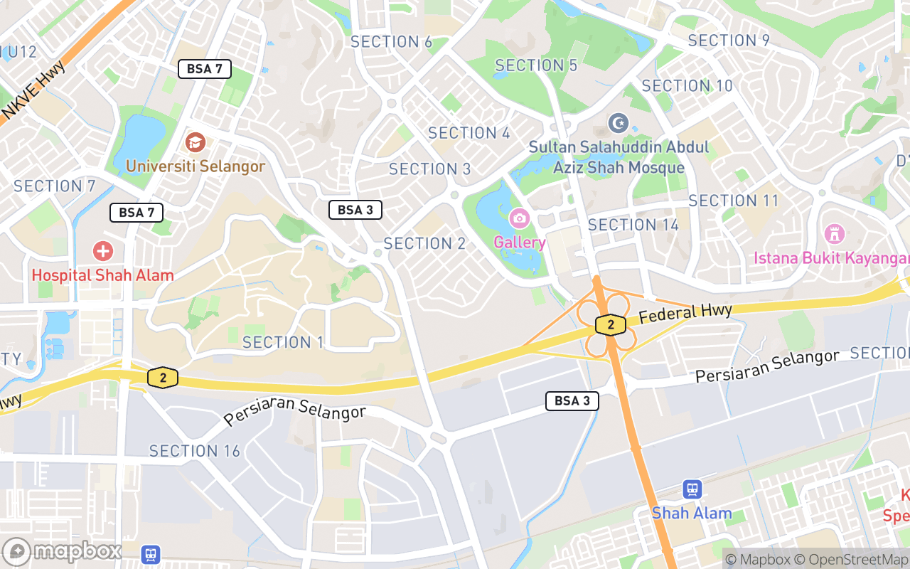 Map showing the location of Aqua Sentinel