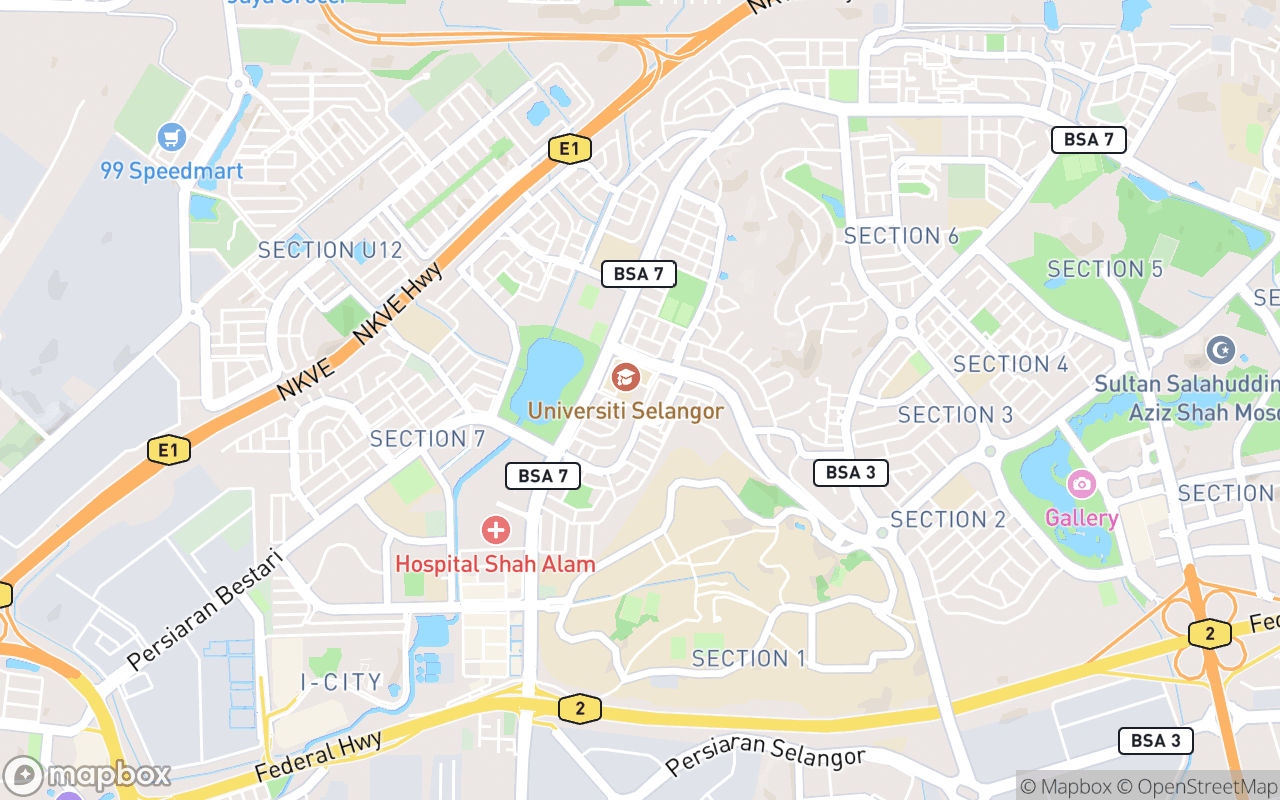 Map location