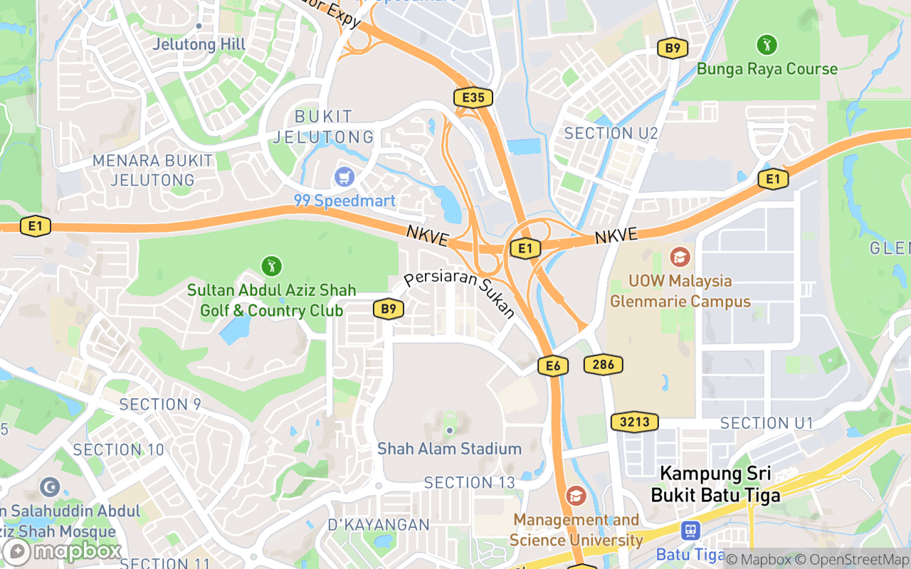 Map location