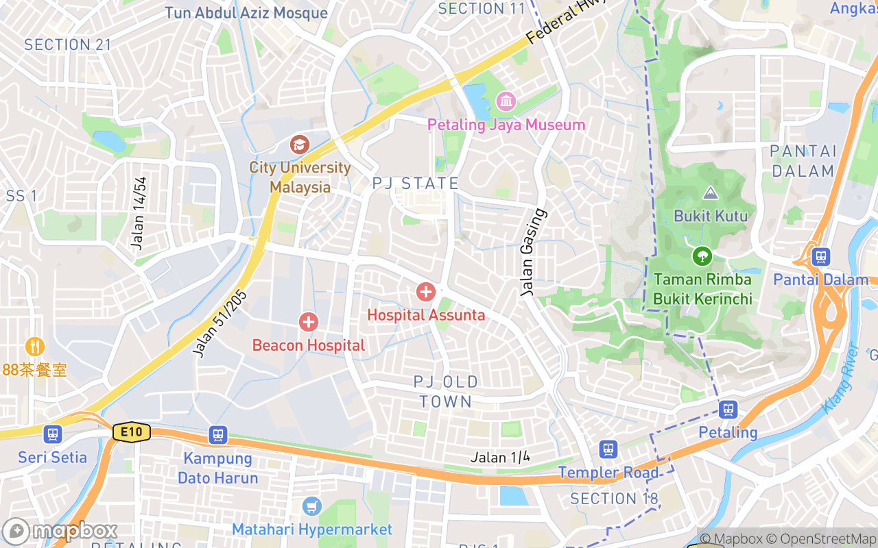 Map showing the location of Khareyana Spa