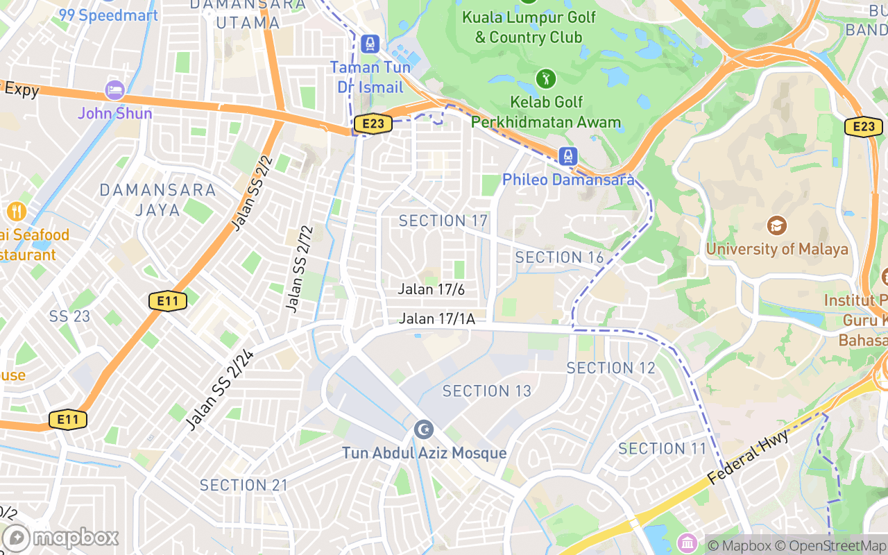 Map showing the location of Kwong Wah Ais Kacang