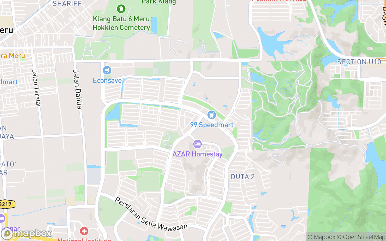 Map showing the location of Hemma Kafe 