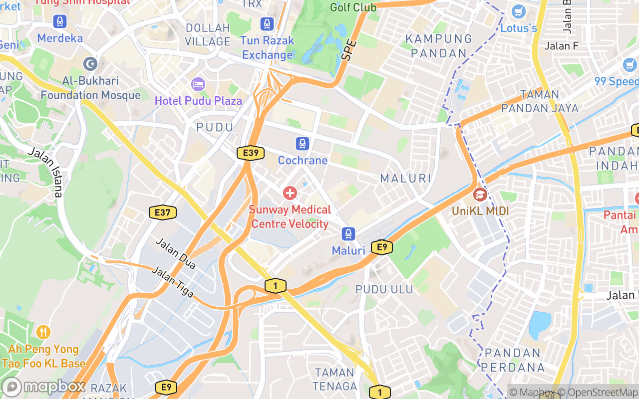 Map showing the location of Hippopo Baby Spa & Wellness