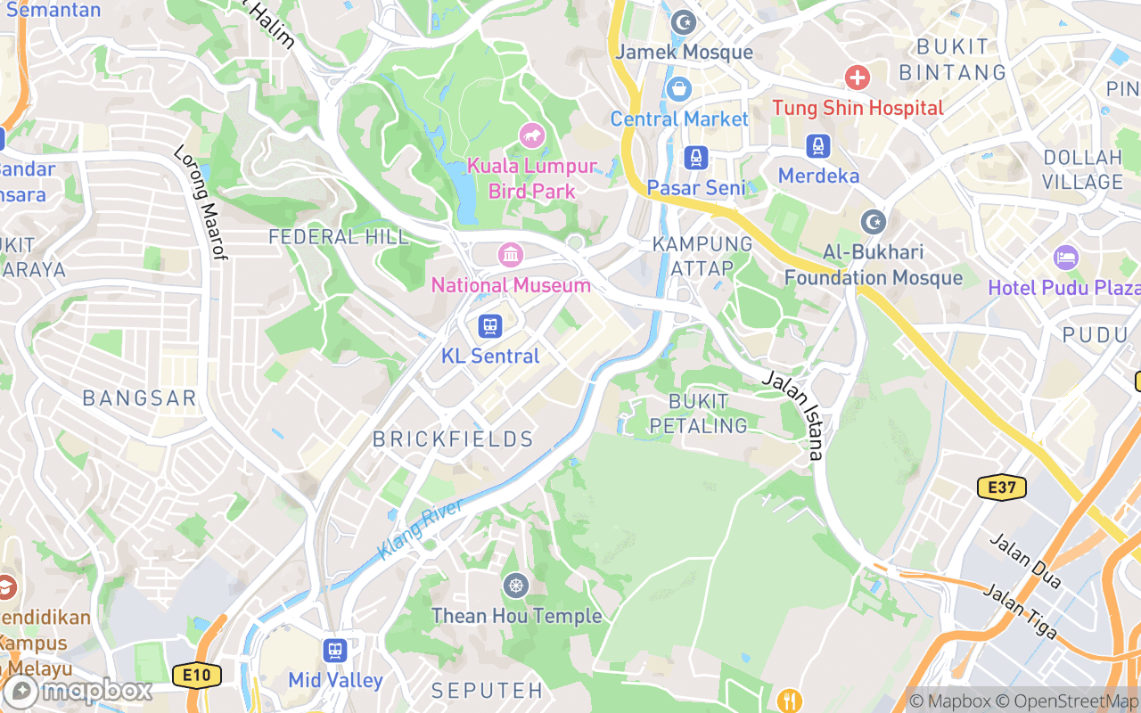 Map showing the location of Anak Baba